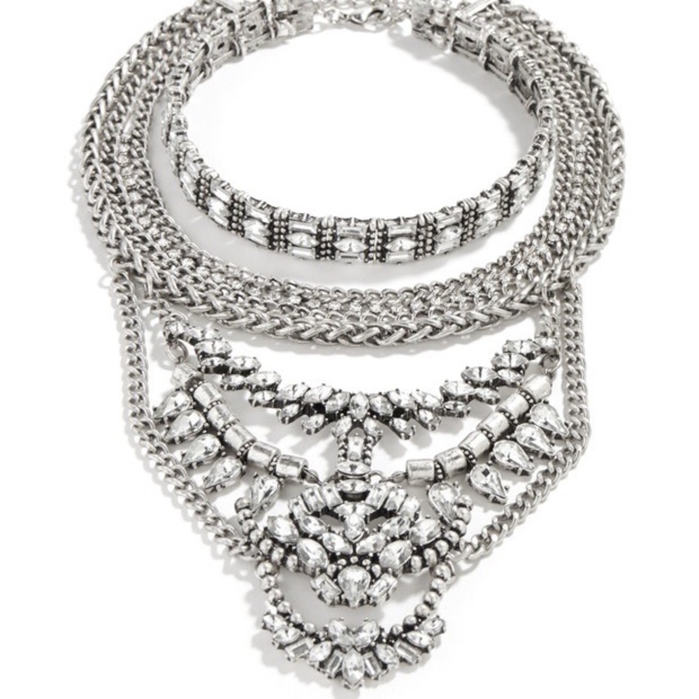 BaubleBar Morgause Warrior Bib Necklace